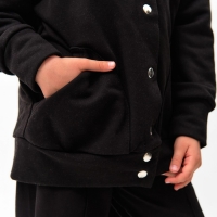 Бомбер детский MINAKU цвет чёрный, рост 110 см Бомбер детский MINAKU цвет чёрный, рост 110 см