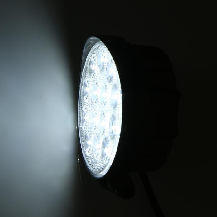 Фара светодиодная Skyway OFF ROAD, 12/24 В, 42 Вт, 6000 K, 14 диодов, 115 мм Фара светодиодная Skyway OFF ROAD, 12/24 В, 42 Вт, 6000 K, 14 диодов, 115 мм