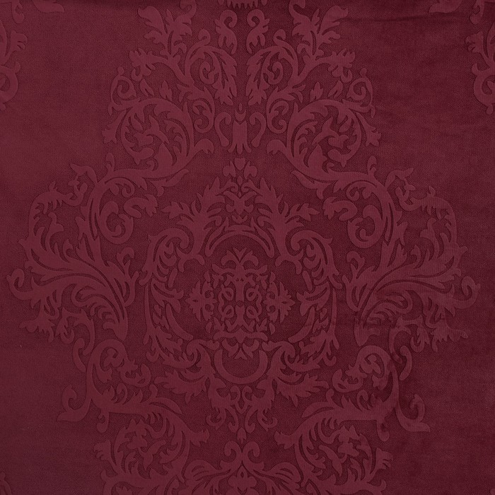 Штора портьерная Штора портьерная "Этель" 170х270 см Валенсия Вишнёвый,100% п/э