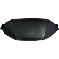 Сумка кросс-боди FlipSling, черная c зеленым