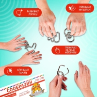 Набор головоломок &laquo;Сообразин&raquo;, 4 шт.