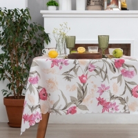 Скатерть Доляна &laquo;Лютики&raquo; 145х180 см, 100% п/э