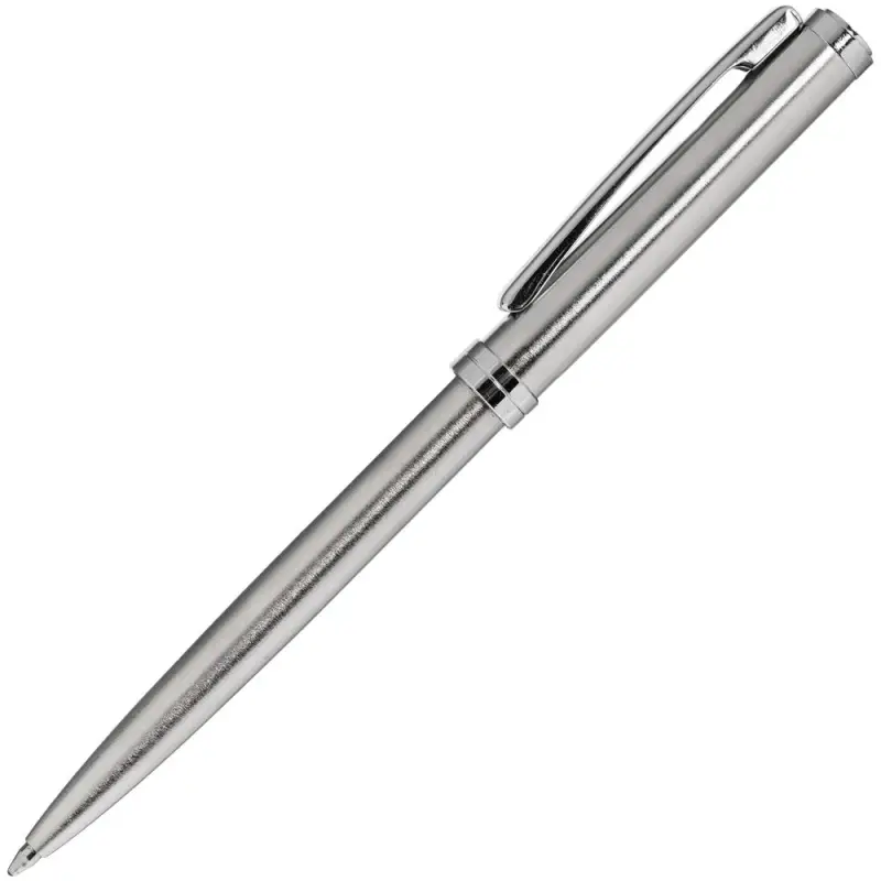 Ручка шариковая Delgado, серебристая Ручка шариковая Delgado, серебристая