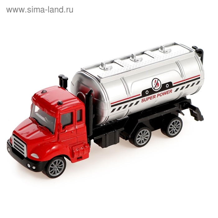 Машина металлическая &laquo;Пожарная служба&raquo;, инерция, с элементами из пластика, МИКС