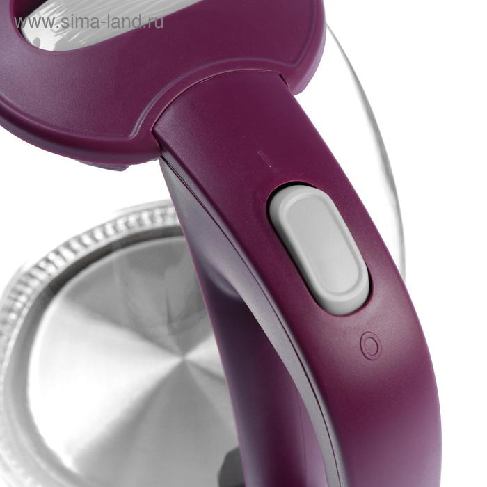 Чайник электрический Sakura SA-2715V, стекло, 1.7 л, 2200 Вт, пурпурный Чайник электрический Sakura SA-2715V, стекло, 1.7 л, 2200 Вт, пурпурный