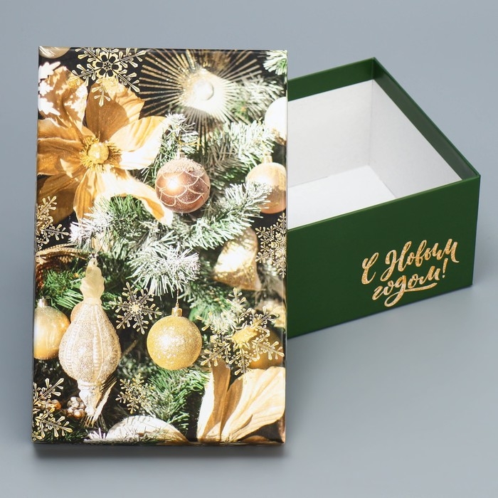 Набор подарочных коробок 10 в 1 &laquo;Елочные игрушки&raquo;, 12 х 7 х 4 - 32.5 х 20 х 12.5 см, Новый год