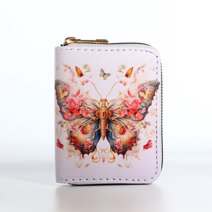 Кошелёк на молнии, цвет белый Кошелёк на молнии, цвет белый