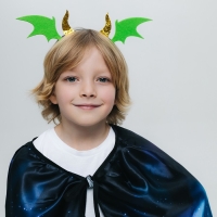 Карнавальный набор «Дракоша»: плащ, ободок Карнавальный набор «Дракоша»: плащ, ободок