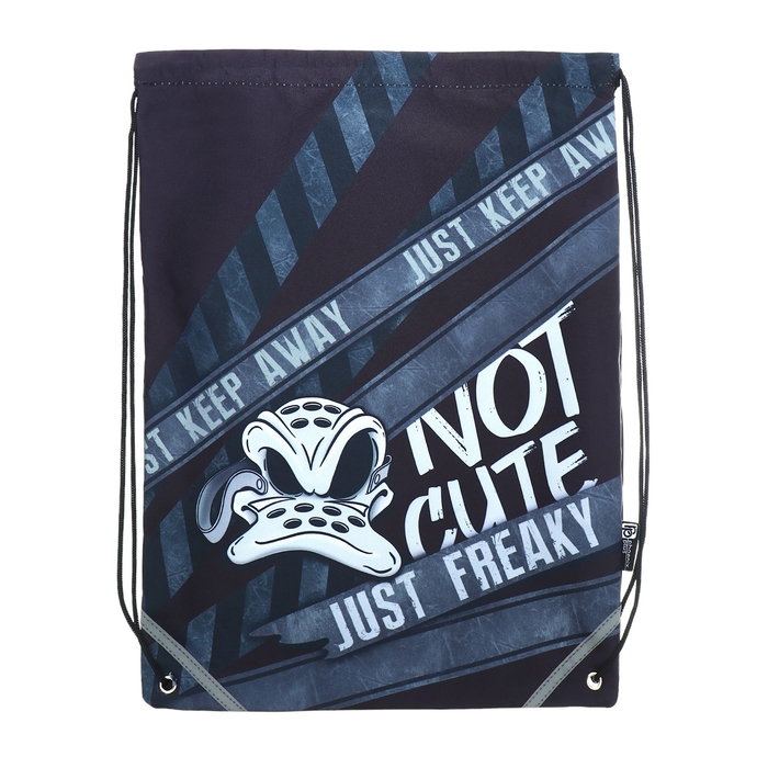 Мешок для обуви 480 х 360 мм, Феникс, светоотражающие полосы, Мешок для обуви 480 х 360 мм, Феникс, светоотражающие полосы, "Утка-фрик"