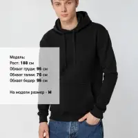 Худи Kirenga Heavy 2.0, черное, размер L