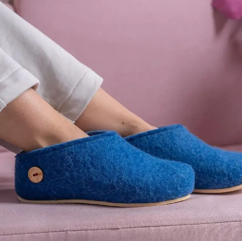 Домашние валенки Cant, синие (василек), размер 44