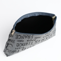 Набор косметичек 2 в 1 на молнии, цвет серый Набор косметичек 2 в 1 на молнии, цвет серый