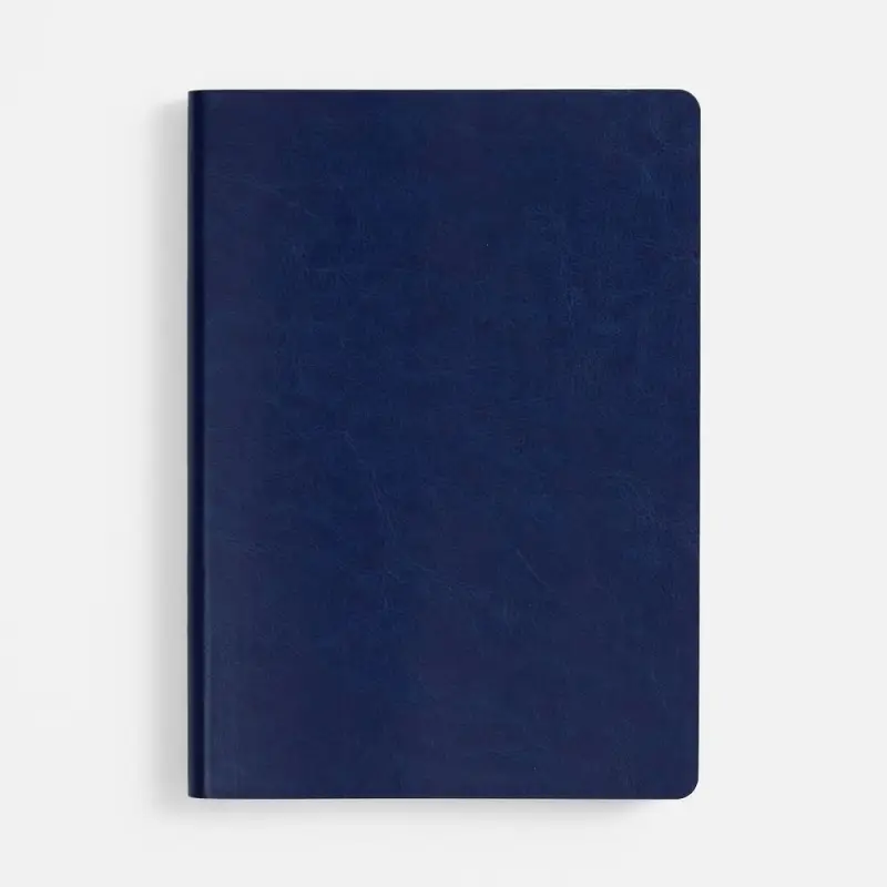 Ежедневник Nebraska Flex, недатированный, синий с серебром