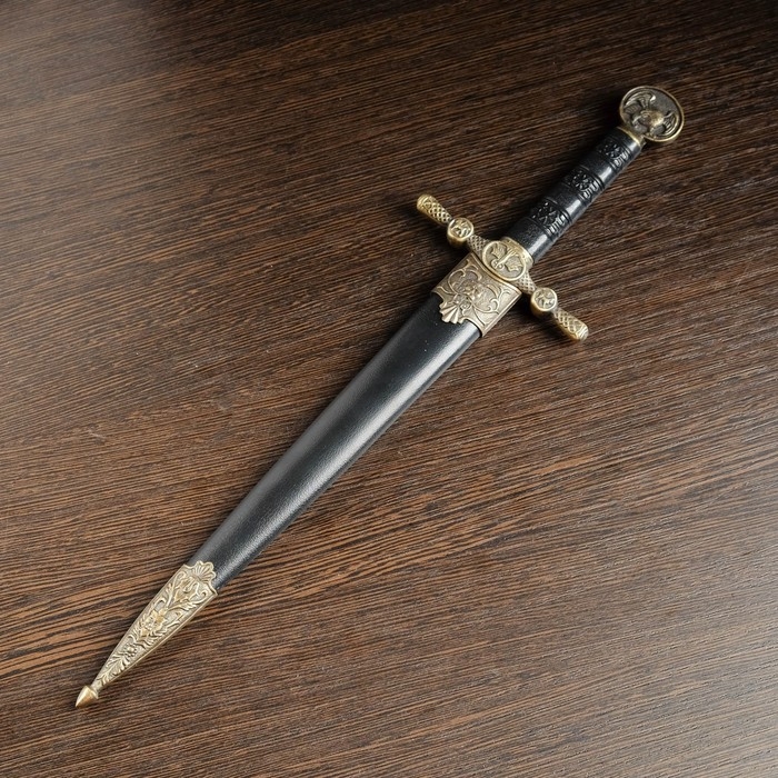 Кортик на ножнах, голова льва, 35 см Кортик на ножнах, голова льва, 35 см