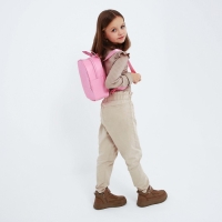 Рюкзак детский для девочки с блестками &laquo;Зайка&raquo;, съемные элементы, 27х23х10 см