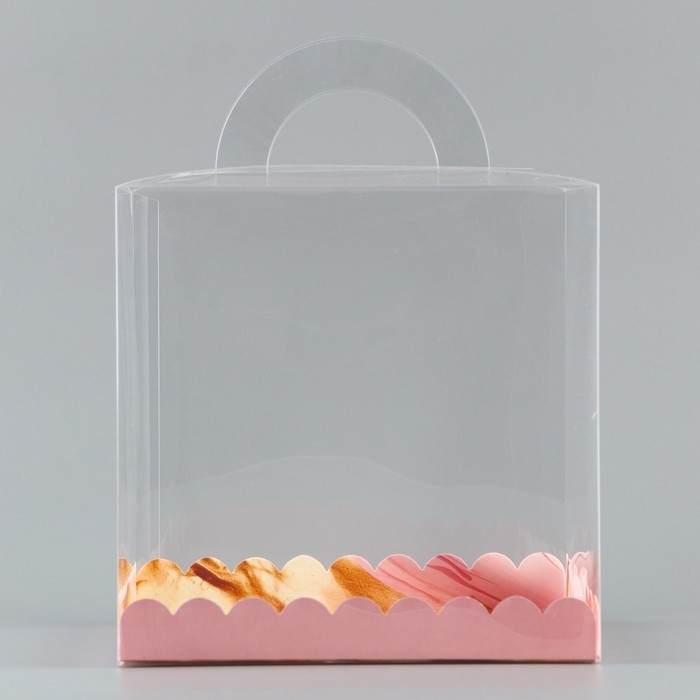 Коробка кондитерская, сундук, упаковка, «Розовая гамма», 20 х 20 х 20 см Коробка кондитерская, сундук, упаковка, «Розовая гамма», 20 х 20 х 20 см