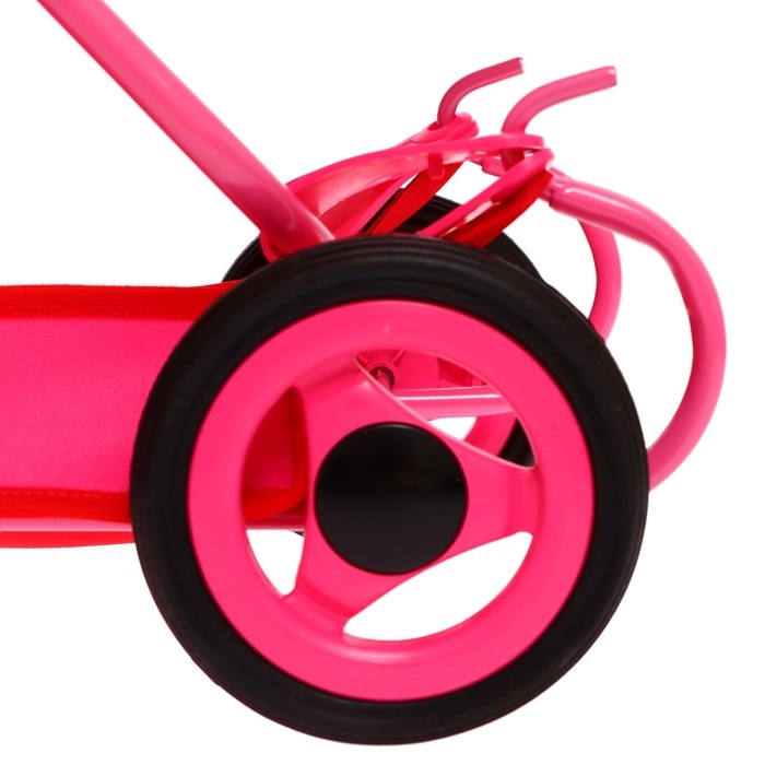 Коляска кукольная № 16, цвет МИКС Коляска кукольная № 16, цвет МИКС