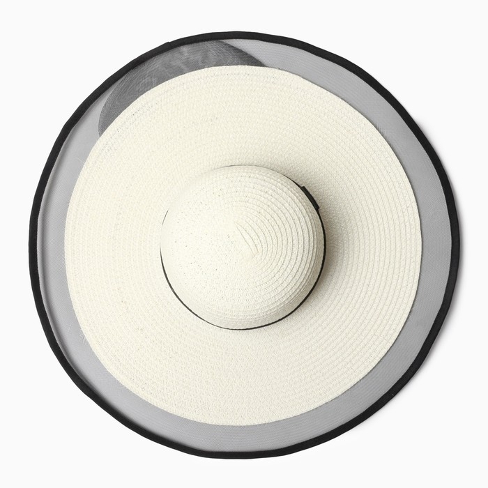 Шляпа женская MINAKU, цв. молочный, р-р 58