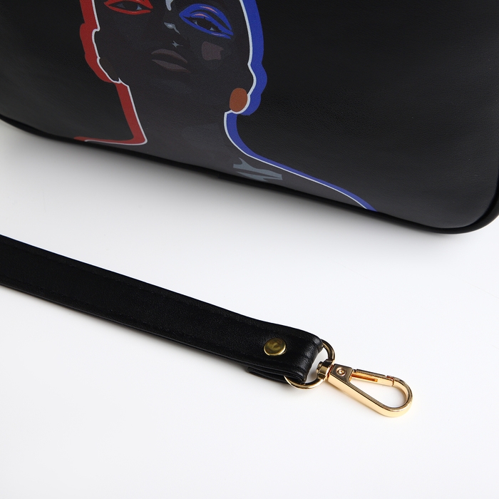 Сумка женская через плечо TEXTURA, маленького размера, цвет чёрный