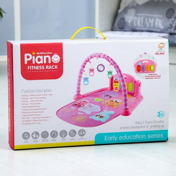 Развивающий музкальный коврик &laquo;Счастливые малыши&raquo;, 73х48 см.