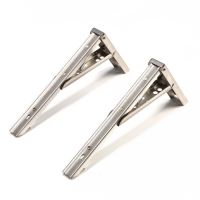 Кронштейн складной для столов и полок ТУНДРА, F001 , 2 шт., длина 250 мм., нержавеющая сталь 9703 Кронштейн складной для столов и полок ТУНДРА, F001 , 2 шт., длина 250 мм., нержавеющая сталь 9703