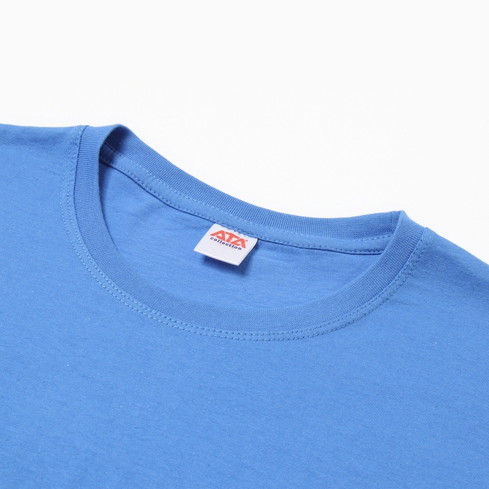 Футболка мужская, цвет св-синий, р-р 48