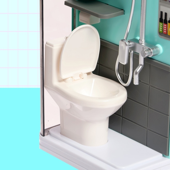 Набор мебели для кукол &laquo;Ванная комната&raquo;: санузел, раковина, постирочная