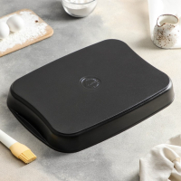 Противень &laquo;Традиция&raquo;, 40,2&times;29,6&times;5 см, антипригарное покрытие, цвет чёрный