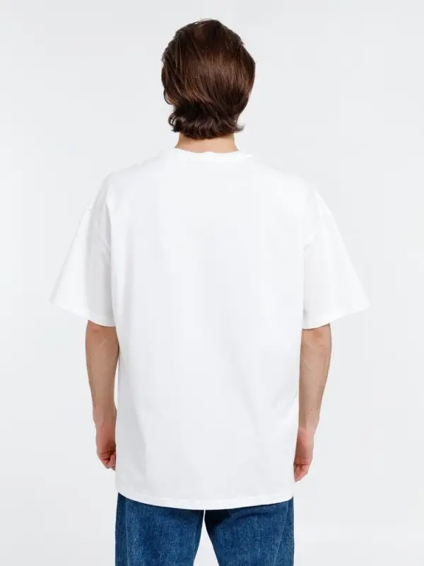 Футболка оверсайз унисекс Big Haul, молочно-белая, размер M