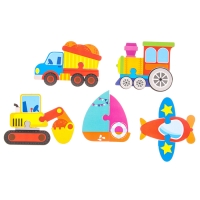 Головоломка пазл из крупных деталей «Транспорт» Головоломка пазл из крупных деталей «Транспорт»