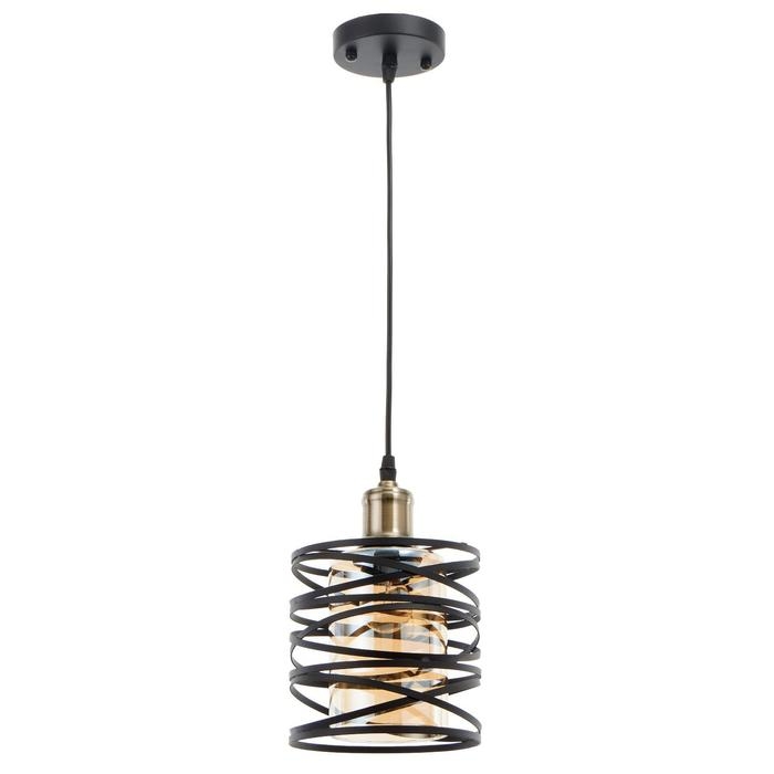 Светильник BayerLux 88319/1 E27 40Вт черный 16х16х21-121 см