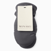 Варежки зимние детские MINAKU, цвет серый, 15см