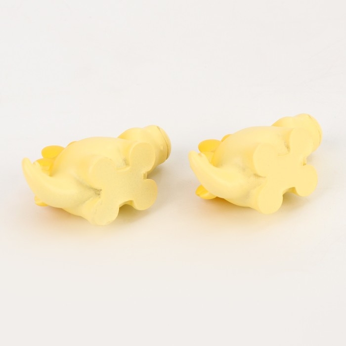 Миниатюра кукольная «Динозаврик», набор 2 шт., размер 1 шт. — 3 × 5,5 × 2 см, цвет жёлтый Миниатюра кукольная «Динозаврик», набор 2 шт., размер 1 шт. — 3 × 5,5 × 2 см, цвет жёлтый