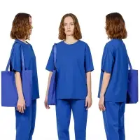 Шопер B4, синий с синими ручками Шопер B4, синий с синими ручками