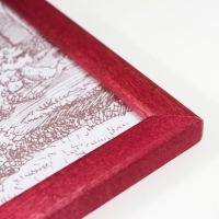 Фоторамка сосна с14 №1 вишня 25х35 см (пластиковый экран) Фоторамка сосна с14 №1 вишня 25х35 см (пластиковый экран)