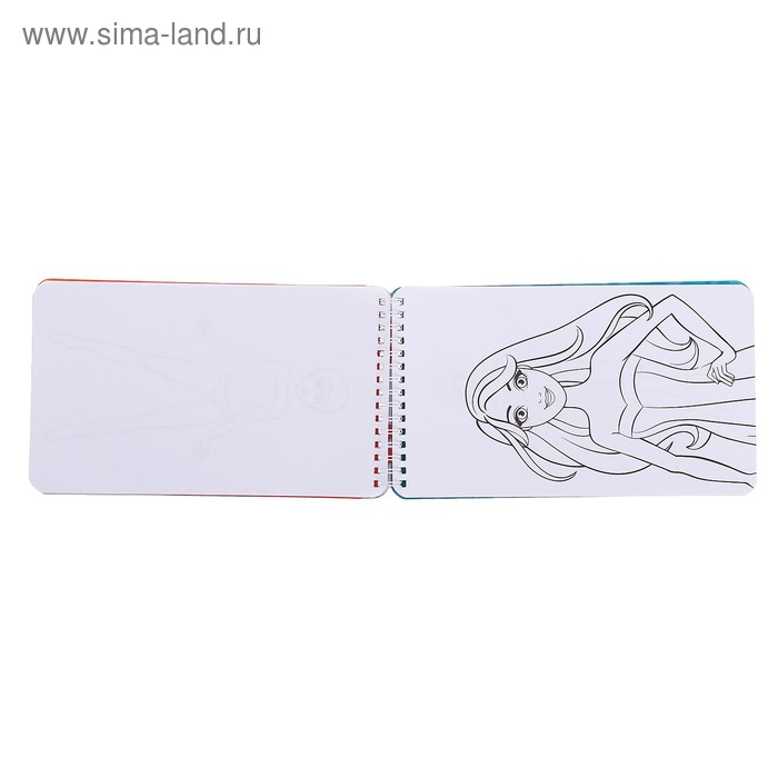 Альбом с наклейками и трафаретами &laquo;Стильный образ&raquo;, 72 стр.