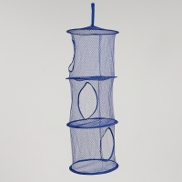 Корзина подвесная для игрушек, 3 секции, 27 × 27 × 70 см, МИКС Корзина подвесная для игрушек, 3 секции, 27 × 27 × 70 см, МИКС