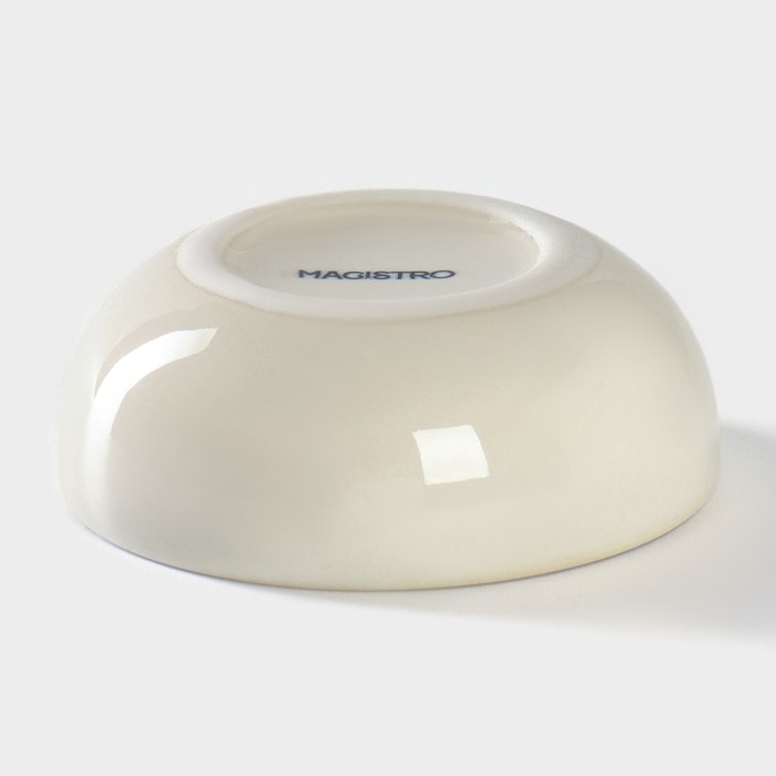 Соусник фарфоровый Magistro Ocean, 90 мл, цвет синий