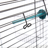 Клетка для птиц "Пижон" №104-Б, разборная, 2 секции, 58 х 40 х 88см, бирюзовая Клетка для птиц "Пижон" №104-Б, разборная, 2 секции, 58 х 40 х 88см, бирюзовая