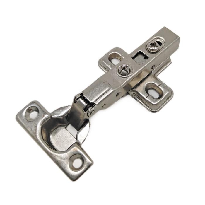 Петля мебельная d=26 мм, полунакладная, мини, с доводчиком Clip-On Петля мебельная d=26 мм, полунакладная, мини, с доводчиком Clip-On