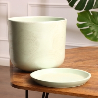 Горшок цветочный Орион зеленый 5.4 л