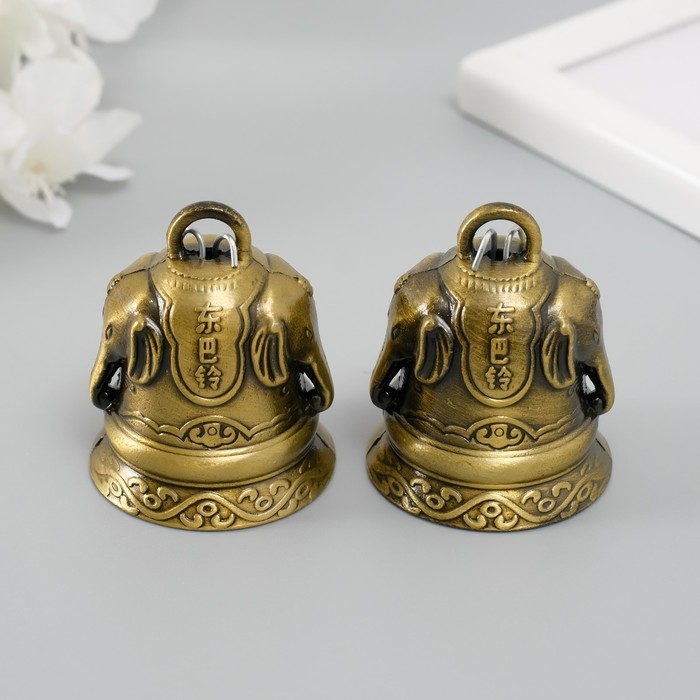 Колокольчик Колокольчик "Слоны" 5х4,2х4,2 см