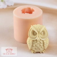 Молд силиконовый "Сова2" (издел. 5,5х3,4х4,3 см) Молд силиконовый "Сова2" (издел. 5,5х3,4х4,3 см)