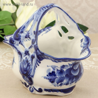 Конфетница «Весна», 21×13×18 см, гжель Конфетница «Весна», 21×13×18 см, гжель