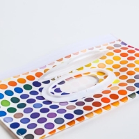 Контейнер для салфеток с петелькой «Кружочки» Контейнер для салфеток с петелькой «Кружочки»