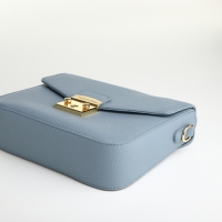 Сумка женская на клапане, TEXTURA, маленький размер, цвет голубой Сумка женская на клапане, TEXTURA, маленький размер, цвет голубой