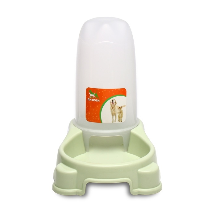 Автокормушка 1,5 л, 27 х 18 х 25 см, зелёная Автокормушка 1,5 л, 27 х 18 х 25 см, зелёная