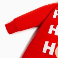 Комбинезон с капюшоном Крошка Я &laquo;Новогодние зверята&raquo;, рост 62-68 см, цвет красный