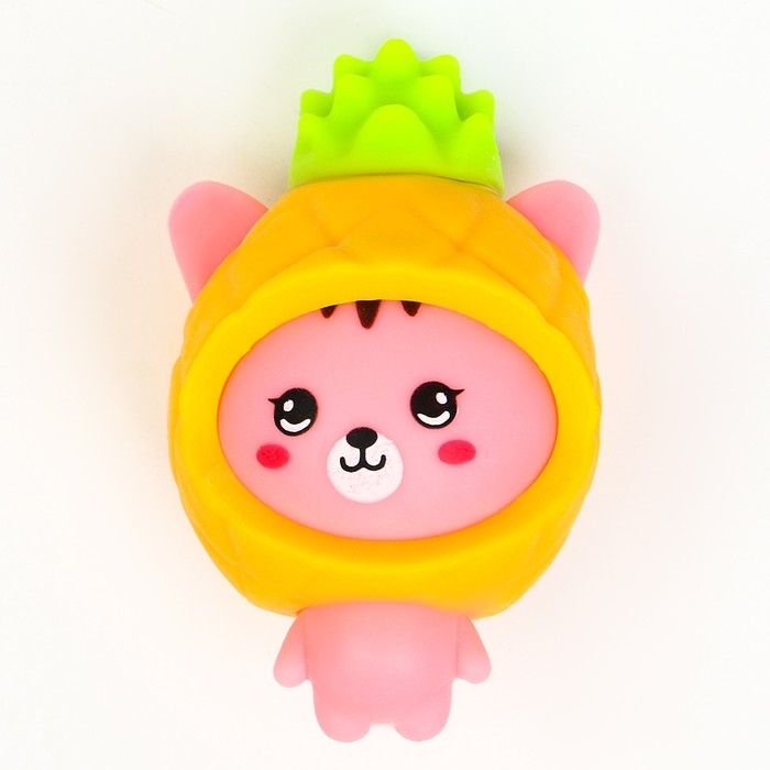 Мялка &laquo;Котик&raquo; с пастой, цвета МИКС