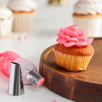 Насадка кондитерская «Лепесток», № 128, d=3,4 см, выход 2,3 см, нержавеющая сталь Насадка кондитерская «Лепесток», № 128, d=3,4 см, выход 2,3 см, нержавеющая сталь